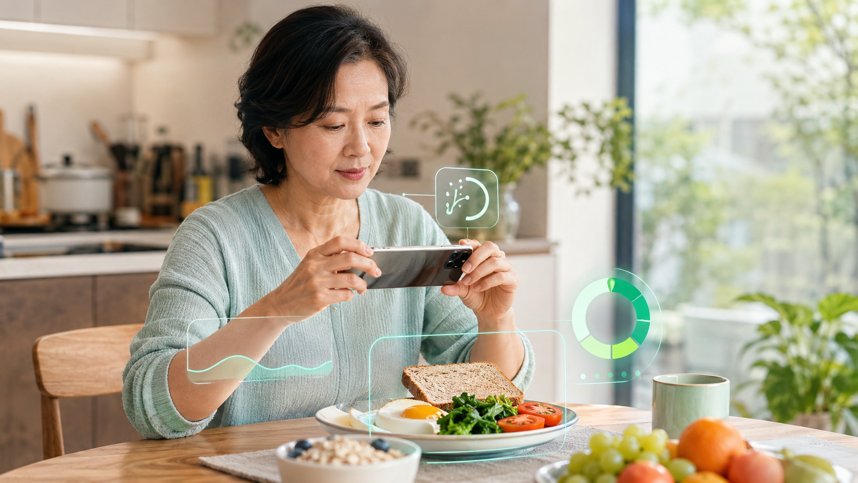 清汤健康 App 拍照识别控糖饮食场景